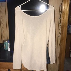 Charlotte Russe Open Back Sweater